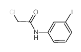 2-Chloro-N-(3-iodo-phenyl)-acetamide结构式