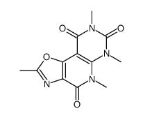 2,5,6,8-tetramethyl-[1,3]oxazolo[1,2]pyrido[4,5-b]pyrimidine-4,7,9-trione结构式
