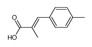 2-PROPENOIC ACID, 2-METHYL-3-(4-METHYLPHENYL)- Structure