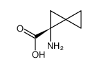 Spiro[2.2]pentanecarboxylic acid, 1-amino-, (1R)- (9CI)结构式
