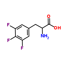 3,4,5-Trifluorophenylalanine structure