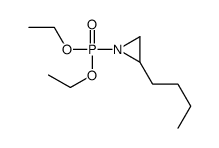 2-butyl-1-diethoxyphosphorylaziridine Structure