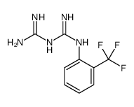 1-(diaminomethylidene)-2-[2-(trifluoromethyl)phenyl]guanidine Structure