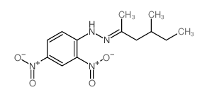 2-Hexanone, 4-methyl-,2-(2,4-dinitrophenyl)hydrazone Structure