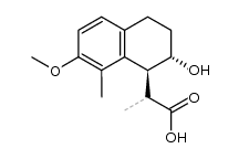 2-((1S,2S)-2-hydroxy-7-methoxy-8-methyl-1,2,3,4-tetrahydronaphthalen-1-yl)propanoic acid Structure
