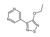 Pyrimidine,5-(4-ethoxy-1,2,5-thiadiazol-3-yl)-(9CI)结构式