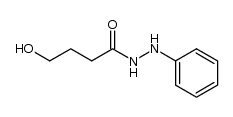 4-hydroxy-butyric acid-(N'-phenyl-hydrazide) Structure