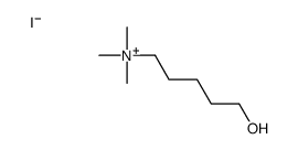 5-hydroxypentyl(trimethyl)azanium,iodide Structure