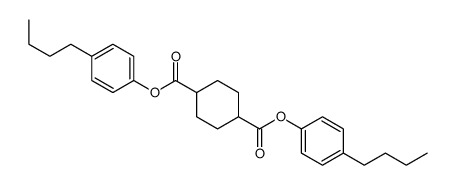 bis(4-butylphenyl) cyclohexane-1,4-dicarboxylate结构式