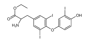 L-Tyrosine, O-(4-hydroxy-3-iodophenyl)-3,5-diiodo-, ethyl ester picture