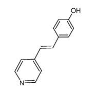 4-(2-(Pyridin-4-yl)vinyl)phenol Structure