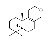 2-[(4aS,8aS)-3,4,4a,5,6,7,8,8a-octahydro-2,5,5,8a-tetramethylnaphthalen-1-yl]ethanol结构式