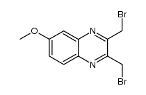 2,3-bis(bromomethyl)-6-methoxyquinoxaline结构式