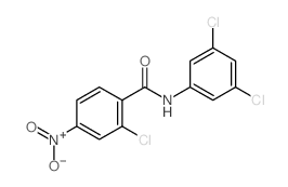 2-Chloro-N-(3,5-dichlorophenyl)-4-nitrobenzamide Structure