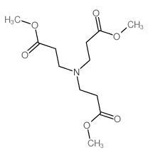 methyl 3-(bis(2-methoxycarbonylethyl)amino)propanoate结构式