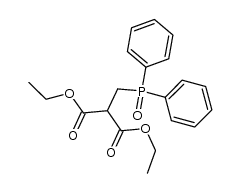 Diaethyl[(diphenylphosphinyl)methyl]malonat Structure