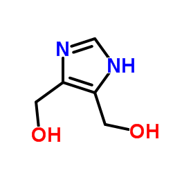 4,5-双(羟甲基)咪唑结构式