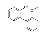 2-bromo-3-(2-methoxyphenyl)pyridine结构式