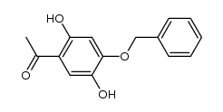1-(4-benzyloxy-2,5-dihydroxy-phenyl)-ethanone结构式