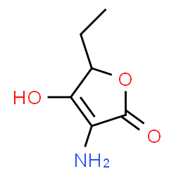 2(5H)-Furanone,3-amino-5-ethyl-4-hydroxy- structure