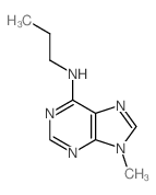 9-methyl-N-propyl-purin-6-amine structure