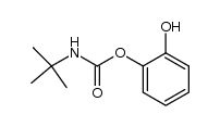 N-tert.Butyl-carbamidsaeure-(2-hydroxyphenyl)-ester结构式