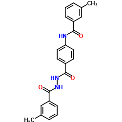 3-Methyl-N-(4-{[2-(3-methylbenzoyl)hydrazino]carbonyl}phenyl)benzamide Structure