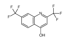 2,7-BIS(TRIFLUOROMETHYL)QUINOLIN-4-OL structure