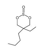 5-butyl-5-ethyl-1,3,2-dioxathiane 2-oxide Structure