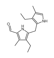 3,3'-diethyl-5-formyl-4,4'-dimethyl-2,2'-dipyrromethane Structure