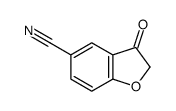 5-Benzofurancarbonitrile,2,3-dihydro-3-oxo- structure