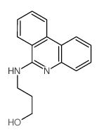 3-(phenanthridin-6-ylamino)propan-1-ol结构式