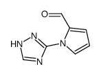 1H-Pyrrole-2-carboxaldehyde,1-(1H-1,2,4-triazol-3-yl)-(9CI) structure