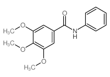 Benzamide,3,4,5-trimethoxy-N-phenyl- Structure