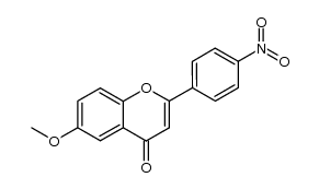 6-methoxy-2-(4-nitrophenyl)-4H-chromen-4-one Structure