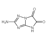 2-Imino-2,3-dihydro-1H-imidazo[1,2-b][1,2,4]triazole-5,6-dione结构式