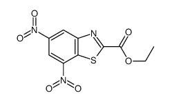 ethyl 5,7-dinitro-1,3-benzothiazole-2-carboxylate Structure