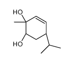 (1S,2S,5R)-2-methyl-5-propan-2-ylcyclohex-3-ene-1,2-diol Structure
