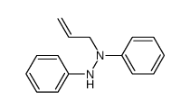 N-allyl-N,N'-diphenylhydrazine Structure