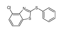 4-chloro-2-(phenylthio)benzothiazole structure