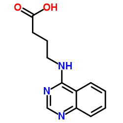 4-(quinazolin-4-ylamino)butanoic acid结构式