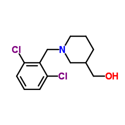 [1-(2,6-Dichlorobenzyl)-3-piperidinyl]methanol结构式