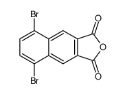 5,8-dibromobenzo[f][2]benzofuran-1,3-dione Structure