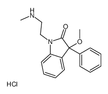 2-(3-methoxy-2-oxo-3-phenylindol-1-yl)ethyl-methylazanium,chloride结构式