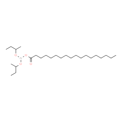 diisobutoxy[(1-oxooctadecyl)oxy]aluminium Structure