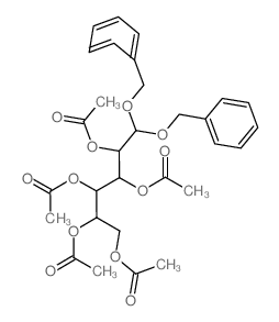 [3,4,5,6-tetraacetyloxy-1,1-bis(phenylmethoxy)hexan-2-yl] acetate picture