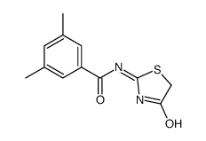 3,5-dimethyl-N-(4-oxo-1,3-thiazol-2-yl)benzamide结构式