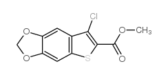 methyl 7-chlorothieno[2,3-f][1,3]benzodioxole-6-carboxylate Structure
