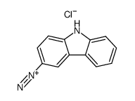 carbazole-3-diazonium , chloride Structure