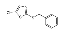2-benzylsulfanyl-5-chloro-1,3-thiazole Structure